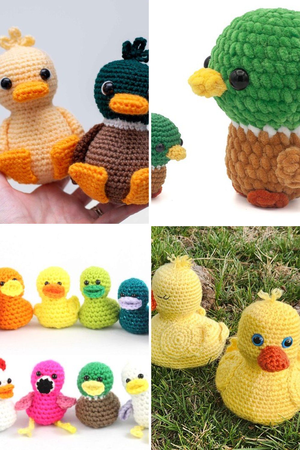 13 Crochet Duck Free Patterns
