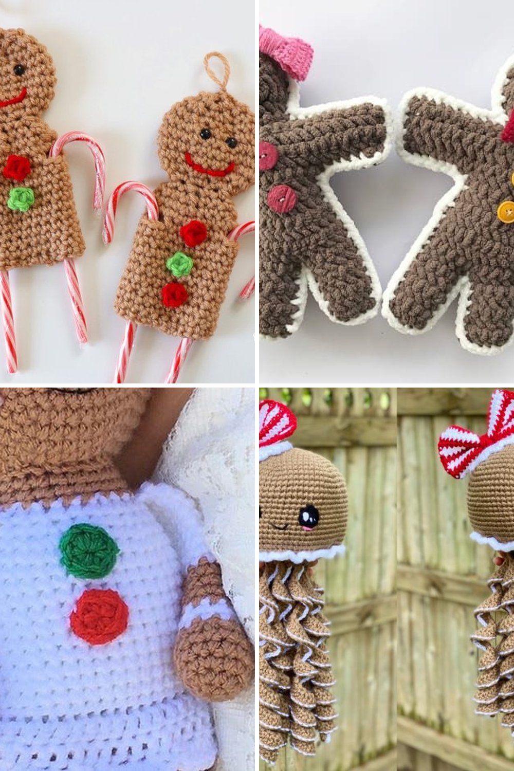 12 Crochet Gingerbread Man Free Patterns