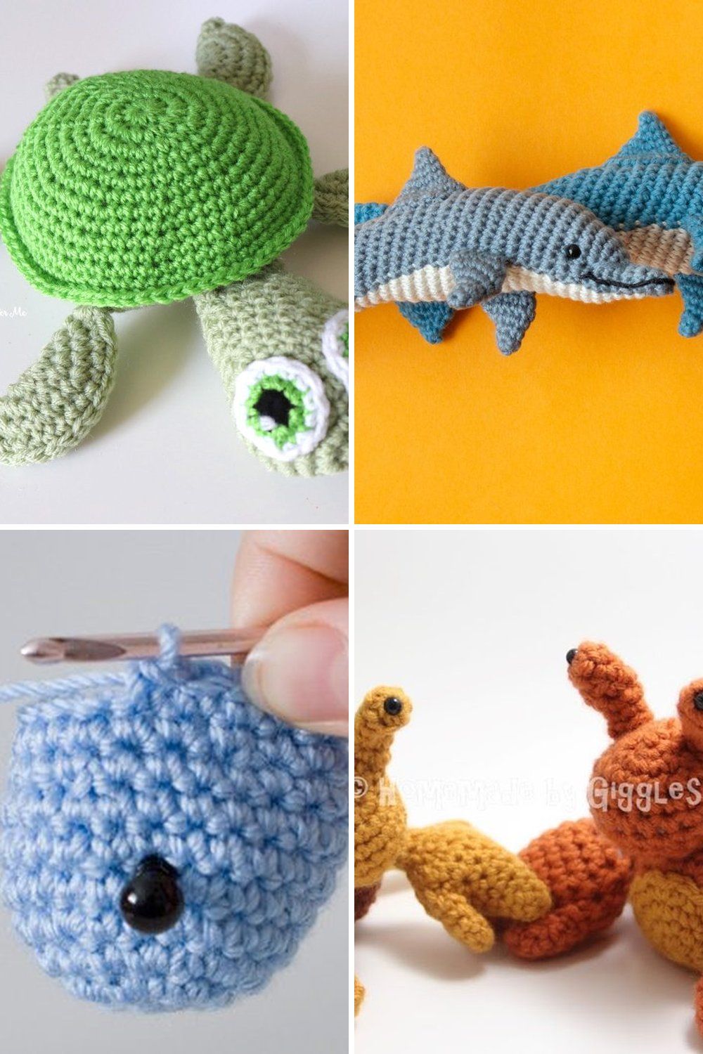 13 Crochet Sea Animals Free Patterns