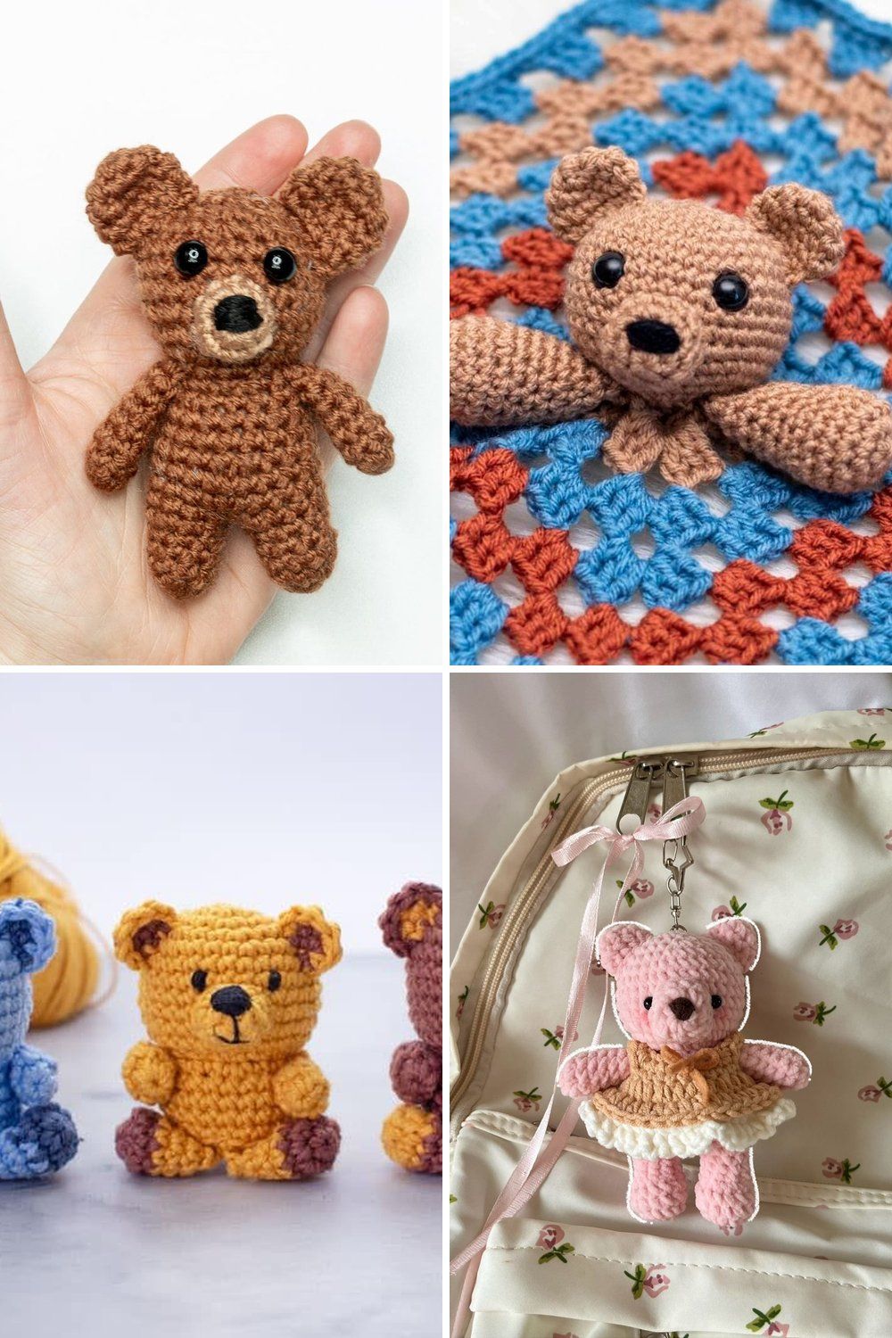 12 Crochet Teddy Bear Free Patterns