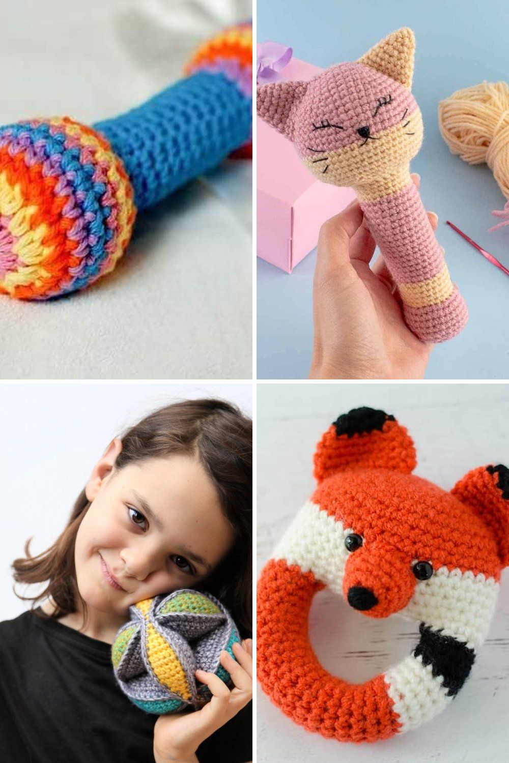 11 Crochet Baby Toys Free Patterns