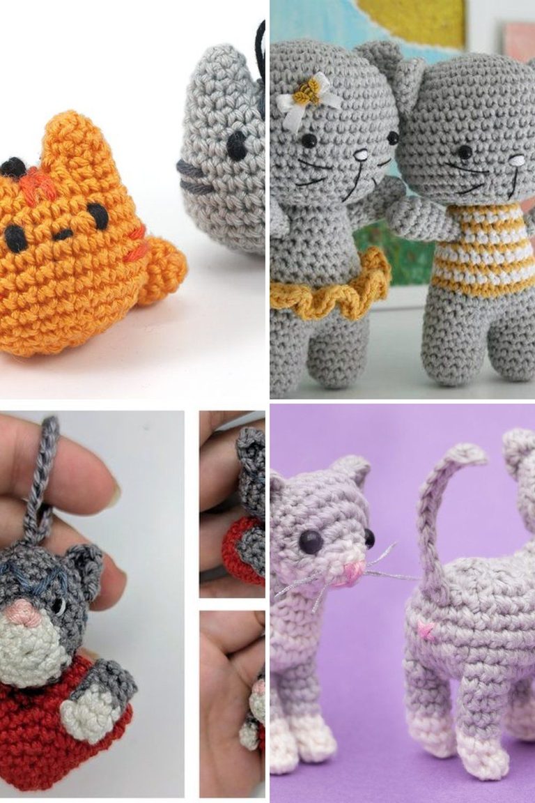 12 Crochet Cat Free Patterns