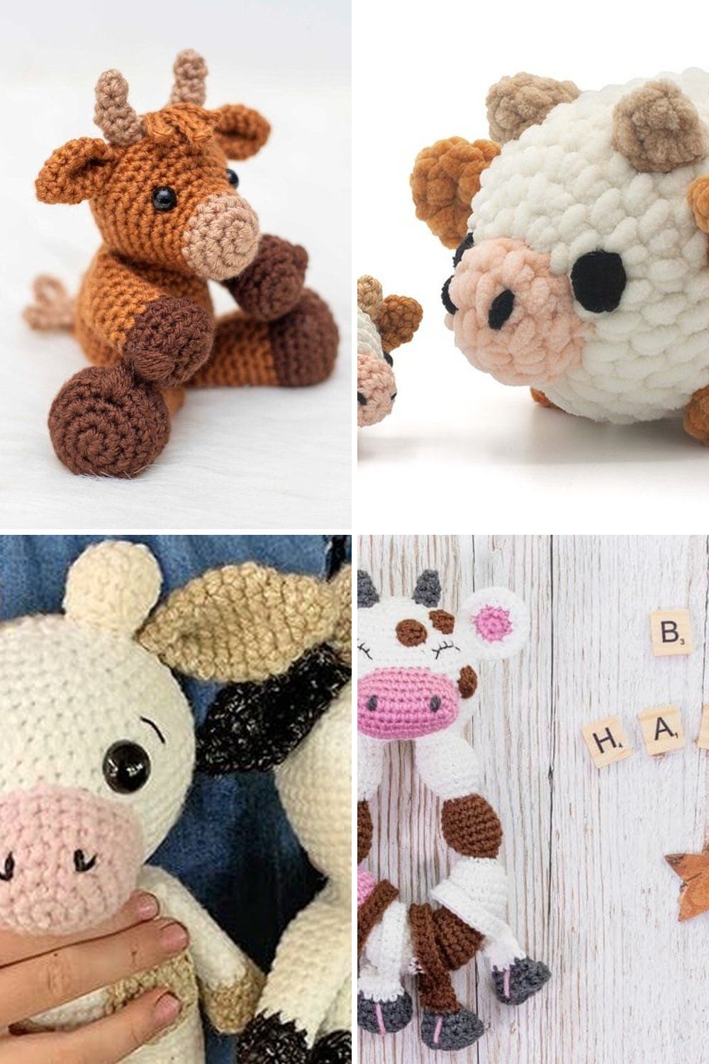 13 Crochet Cow Free Patterns