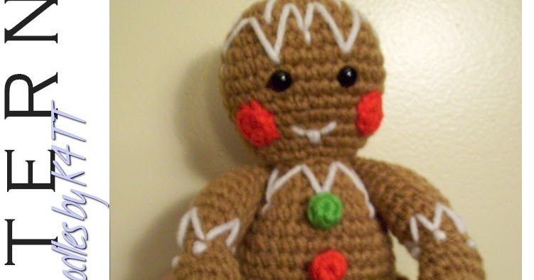 The Gingerbread Boy free crochet pattern by K4TT