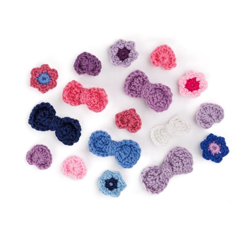 Red Heart Bag Charms free crochet pattern by Red Heart