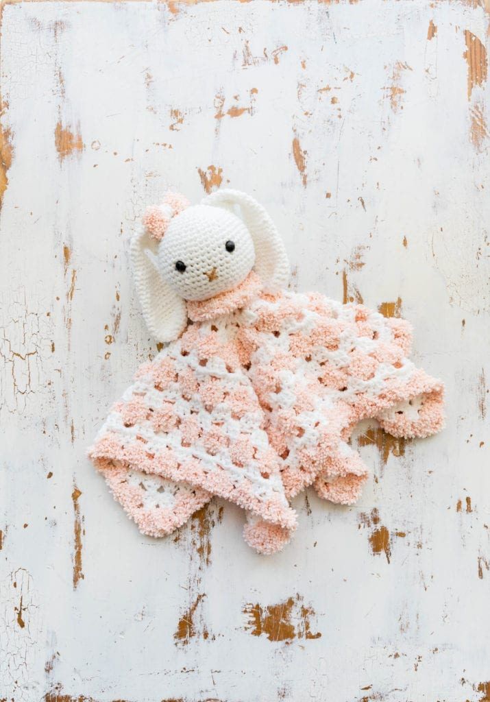 Snuggle Bunny Baby Lovey free crochet pattern by Ashleigh