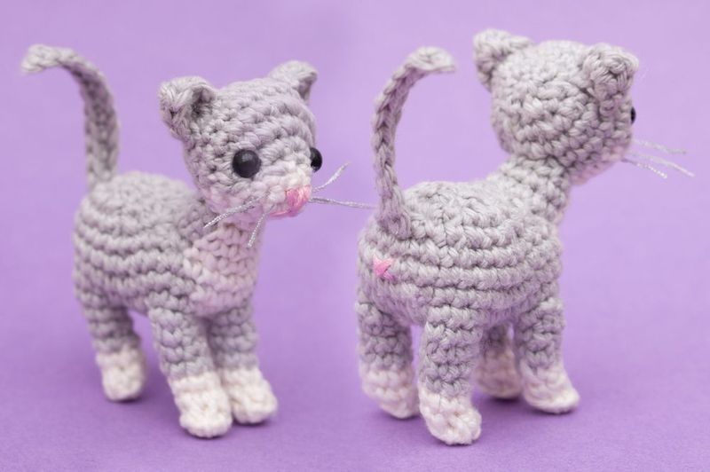 Realistic Cat Amigurumi free crochet pattern by Stella