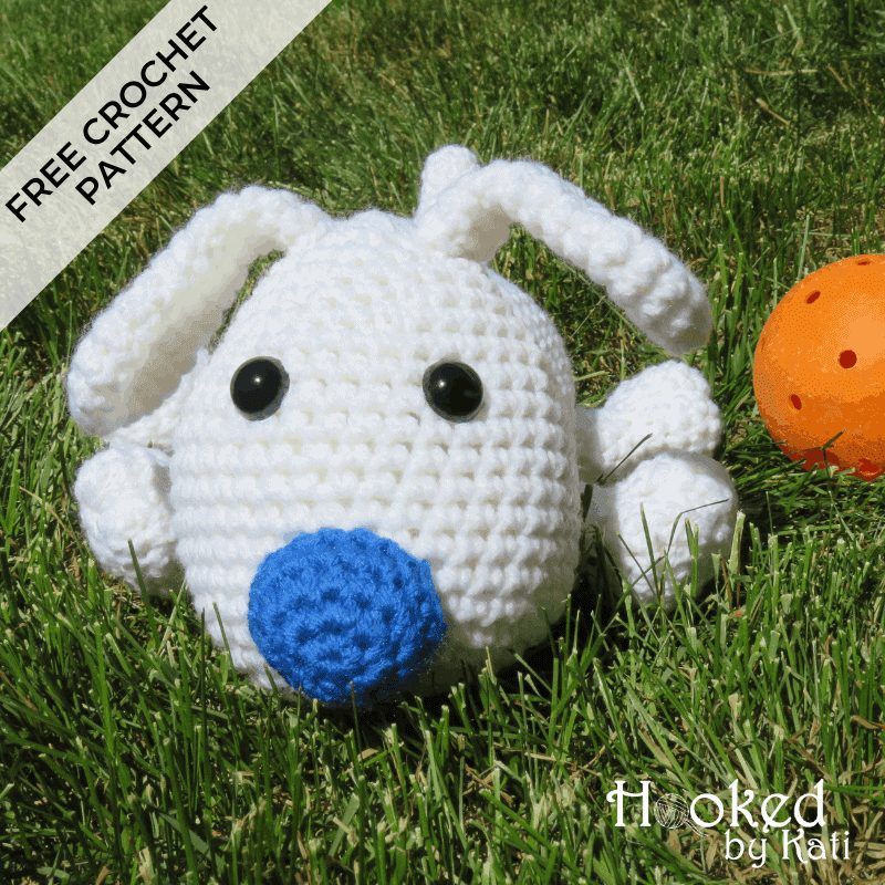 Fuzz the Dog free crochet pattern by Kati Brown