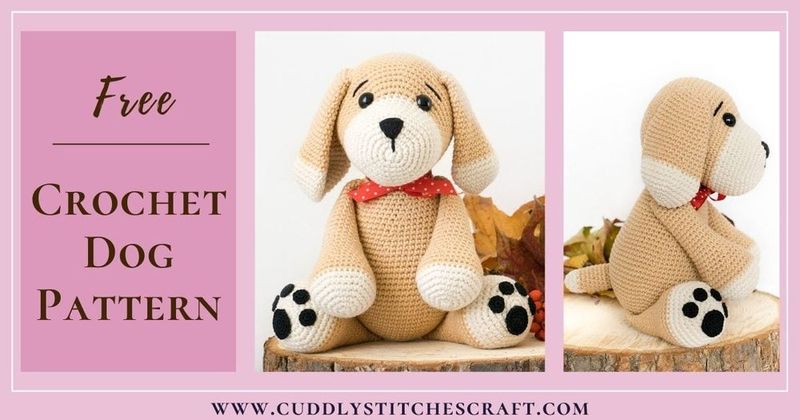 Dusty the Dog free crochet pattern by Petra Salisbury
