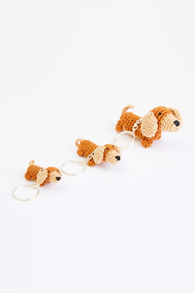 Amigurumi Sausage Dog free crochet pattern by DMC