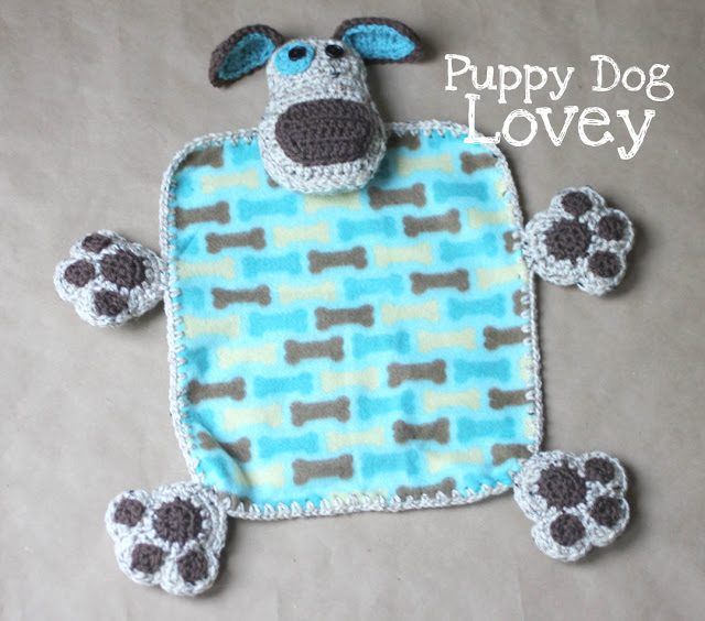 Puppy Dog Lovey free crochet pattern by Sarah