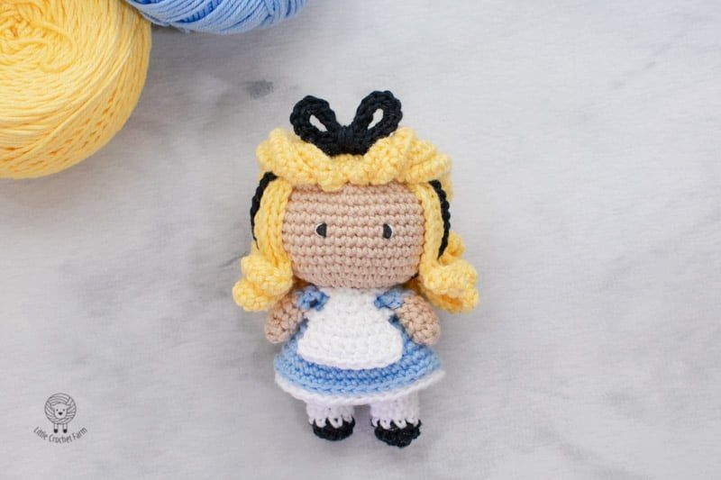 Alice Amigurumi Doll free crochet pattern by Ana Figueiredo