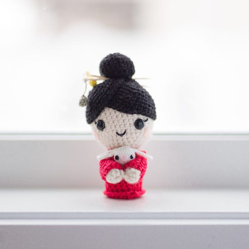 Chinese New Year Doll free crochet pattern by Stephanie Lau
