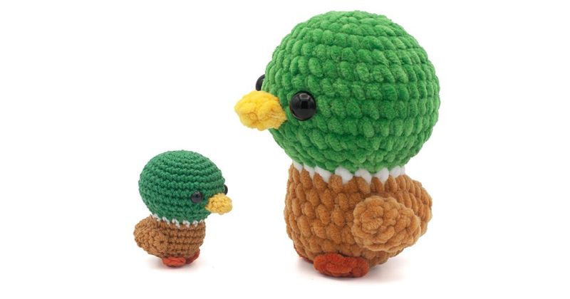 Cute Duck Amigurumi free crochet pattern by Mariska Vos-Bolman