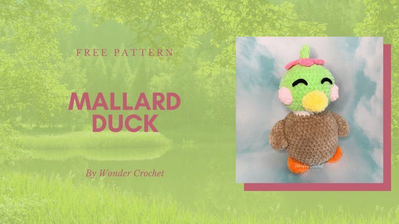 Mallard Duck by Wonder Crochet free crochet pattern by Allison