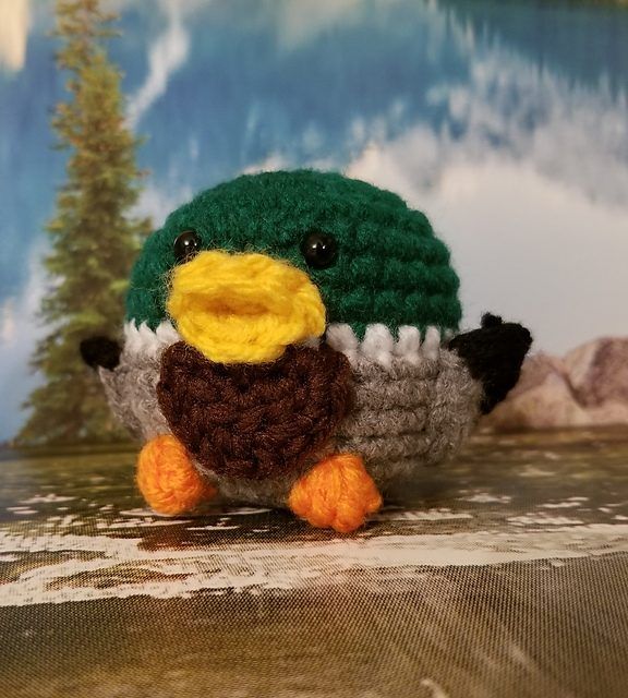 Funny Duck free crochet pattern by Carrey Reynolds