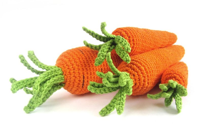 Crochet Carrots free crochet pattern by Kristi Tullus