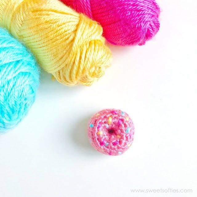 Tiny Baby Donut free crochet pattern by Sweet Softies