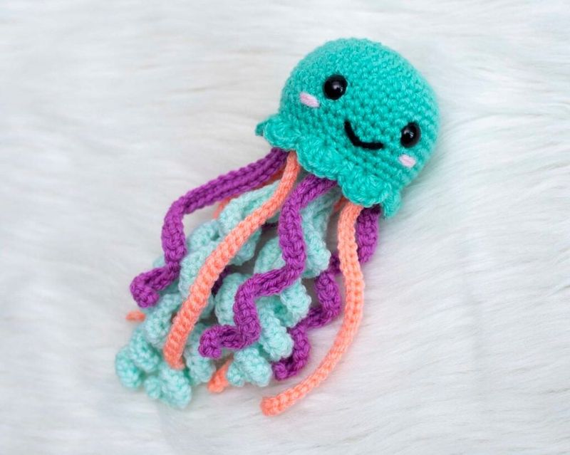 Julie the Jellyfish free crochet pattern by Nicole Chase