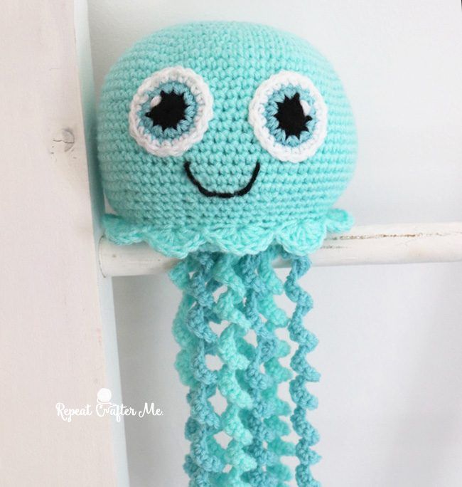 Crochet Jellyfish Plushie free crochet pattern by Sarah