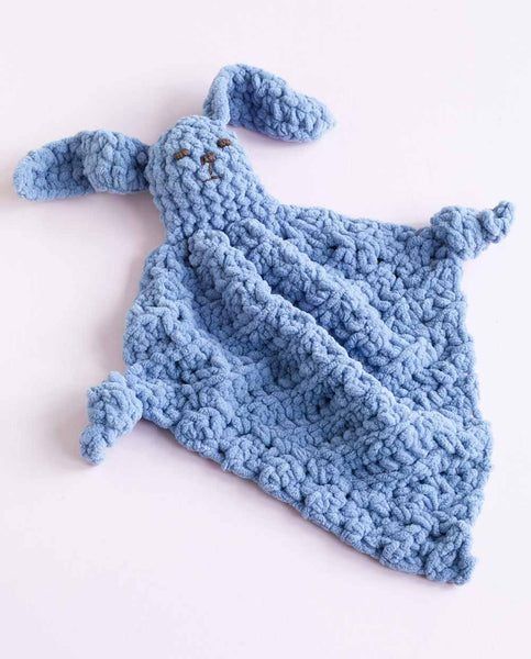 Cuddle Bunny Blanket free crochet pattern by Lion Brand Yarn