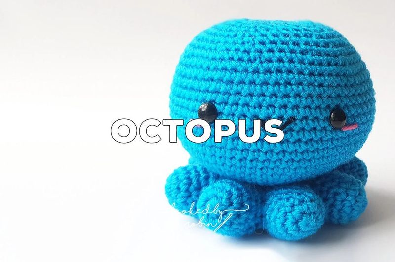 Chubby Octopus free crochet pattern by Robin