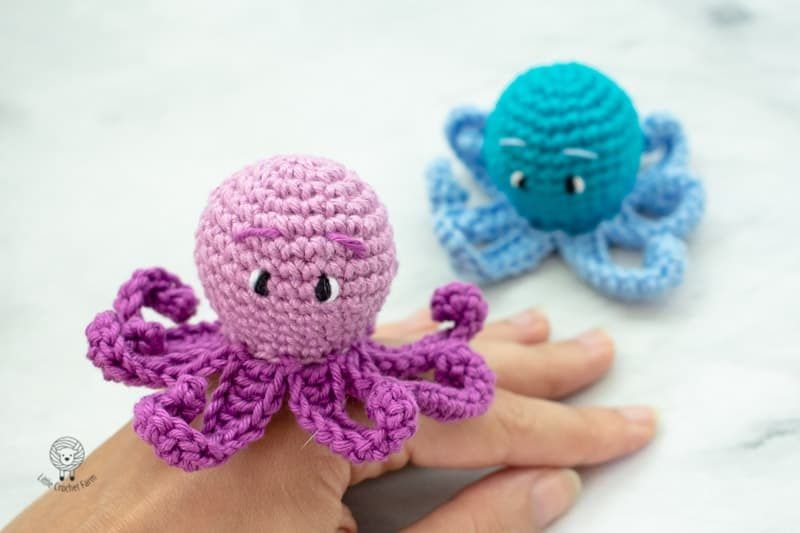 No-Sew Baby Octopus free crochet pattern by Ana