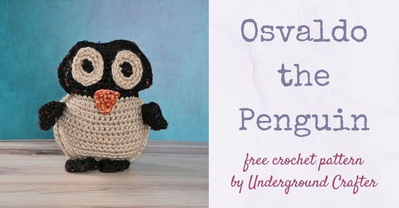 Osvaldo the Penguin free crochet pattern by Marie Segares