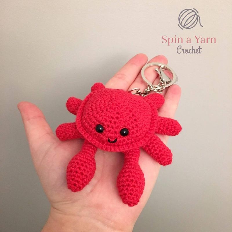 Scuttles the Crab free crochet pattern by Jillian Hewitt