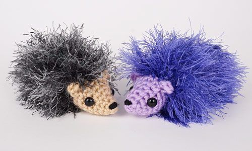 Fuzzy Hedgehog free crochet pattern by June Gilbank