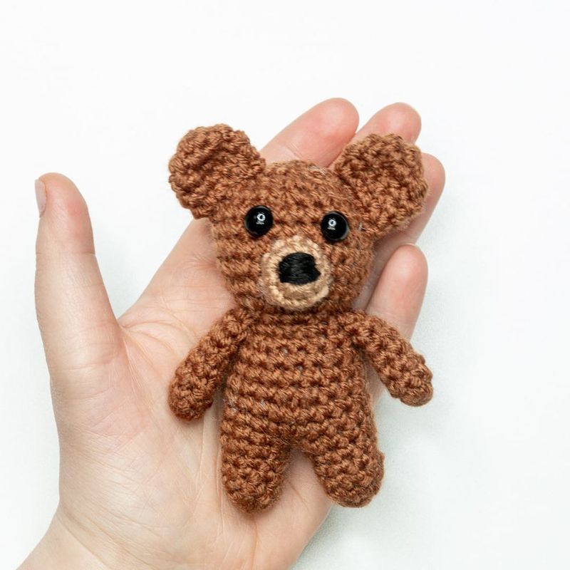 Classic Little Teddy Bear free crochet pattern by Ashley Parker