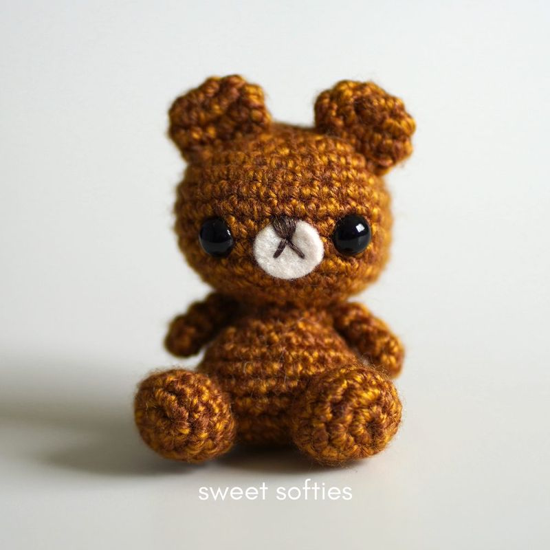 Tiny Teddy free crochet pattern by Sweet Softies