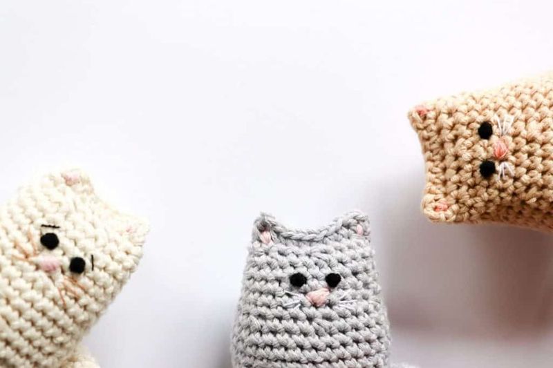 Itty Bitty Crochet Kitty free crochet pattern by Caitie