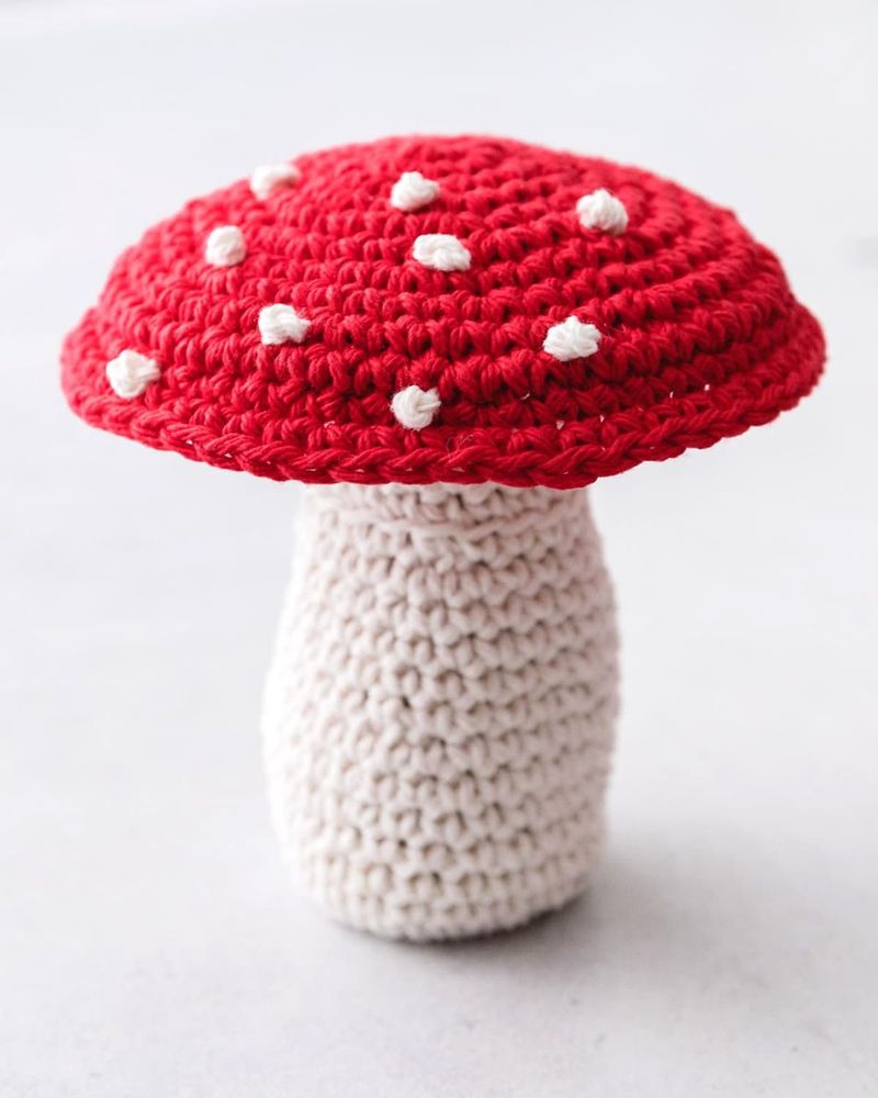 Crochet Mushroom free crochet pattern by Sarah Stearns