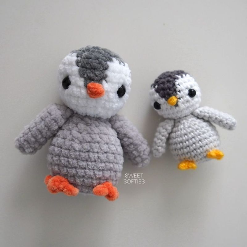 No-Sew Pocket Penguin free crochet pattern by Jade